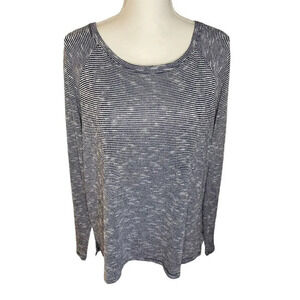 Gap Women’s‎ XL Blue & White Striped Long Sleeve Top